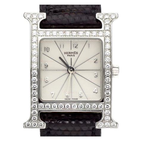 hermes h watch with diamonds|Hermes monte carlo watch.